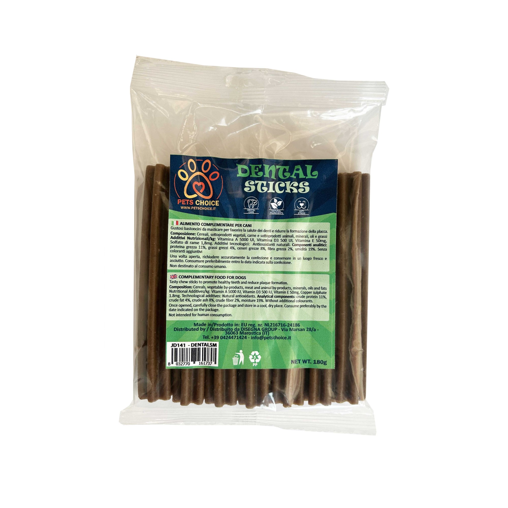 PetsChoice Dental Sticks Medium 180g.