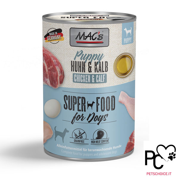 MAC'S MOIST DOG GRAIN FREE PUPPY 400g