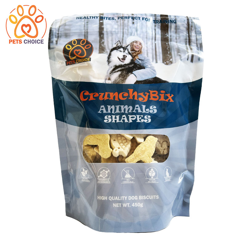 Dog Biscuits PetsChoice CrunchyBix Animal Shapes 450g.