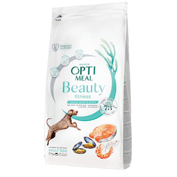 OPTIMEAL BEAUTY CANE NO GRAIN FITNESS SUPER SALMON FORMULA.