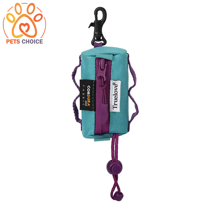  POOCHIE BAG - Dispenser per sacchetti igienici in tessuto Cordura (5x5x8 cm)